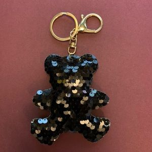 Teddy Bear/ Unicorn sequin keychain set